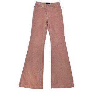 Forever 21 Womens Bootcut Corduroy Pants Mid Rise Pink Size XS